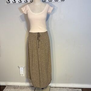 Chic Patterned Maxi Skirt by Eddie Bauer Size Medium